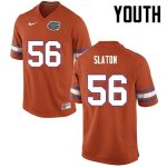 Youth Florida Gators #56 Tedarrell Slaton NCAA Nike Orange Authentic Stitched College Football Jersey XHN4862UN